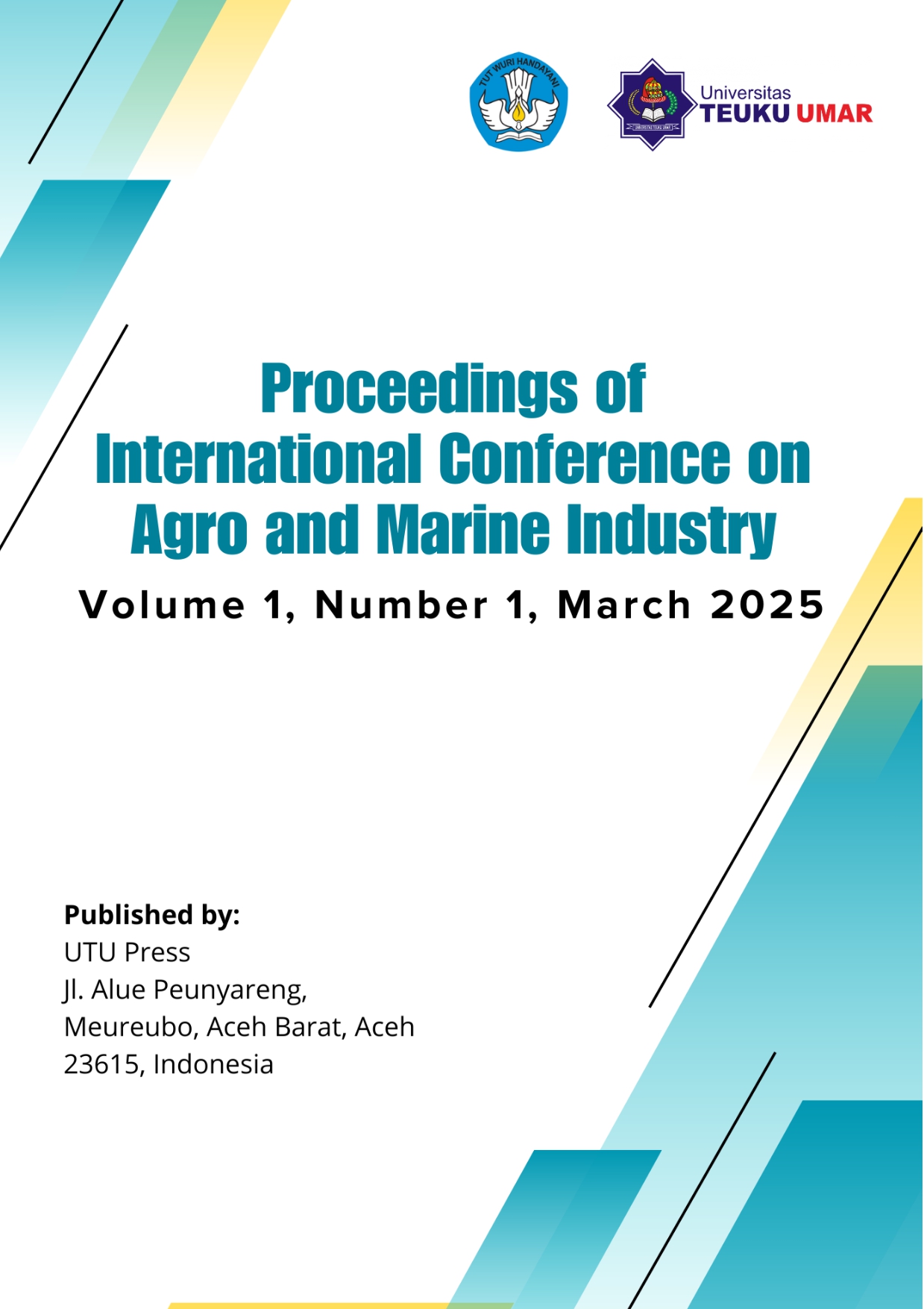 View Vol. 1 No. 1 (2025): Proceedings of International Conference on Agro and Marine Industry